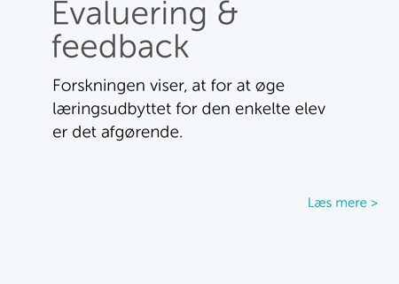 Evaluering og feedback Kompetencehuset heckmann
