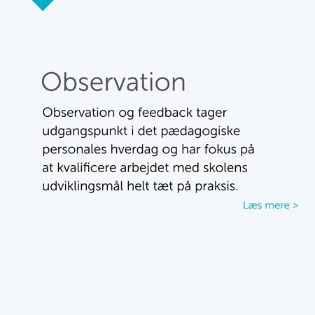 Observation og feedback Kompetencehuset Heckmann